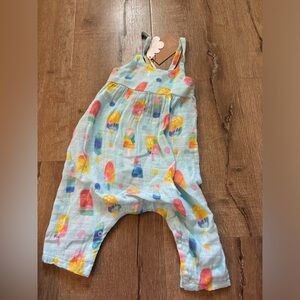 Angel dear popsicle romper NWT